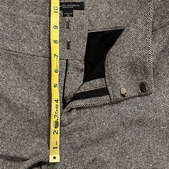 Banana Republic Harrison Italian Wool Silk Blend Wide Leg Pants - Picture 7 of 16